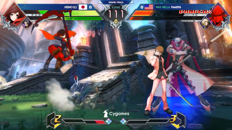 En una partida de BlazBlue: Cross Tag Battle ocurren demasiadas cosas al mismo tiempo en la pantalla.